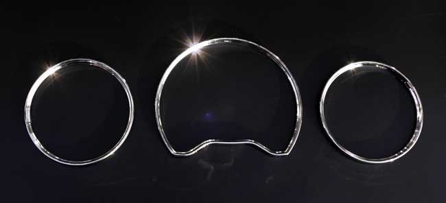 Хром кольца W210 дорестайл (металл)