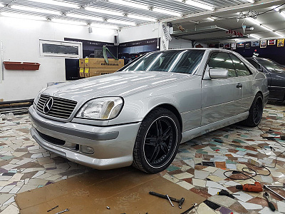 Комплект обвеса W140 Brabus (стиль, реплика) (CL-Класс) 1992-1999